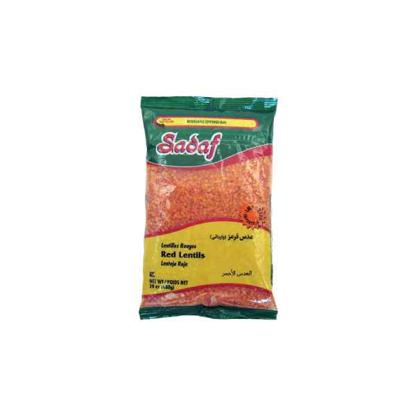 Sadaf Lentils Rouges  Masoor Dal  16 oz X 12 pcs Main Image